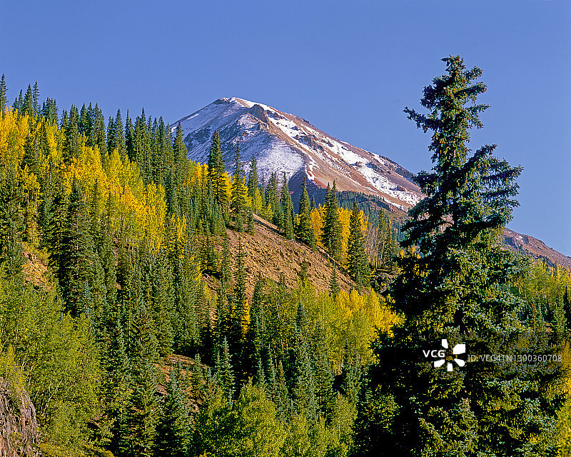 落基山脉的秋天图片素材