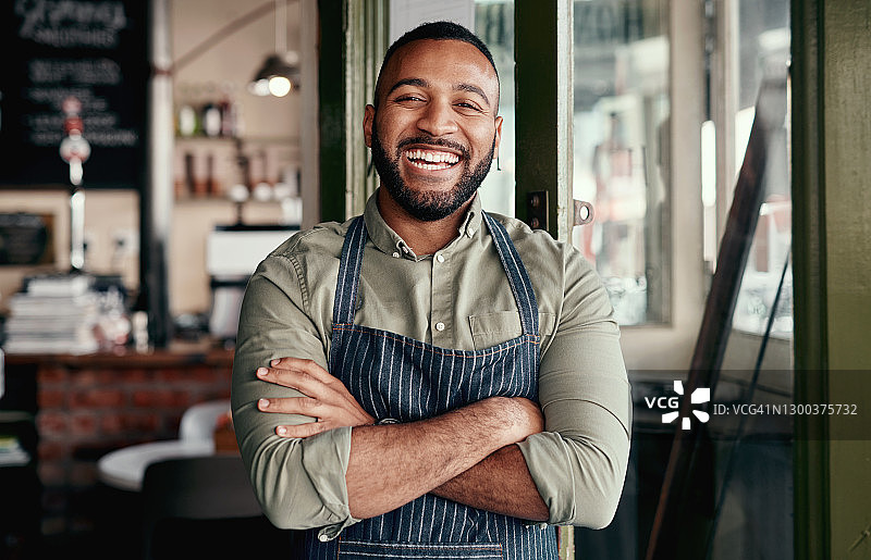 我的咖啡馆梦想成真了！图片素材