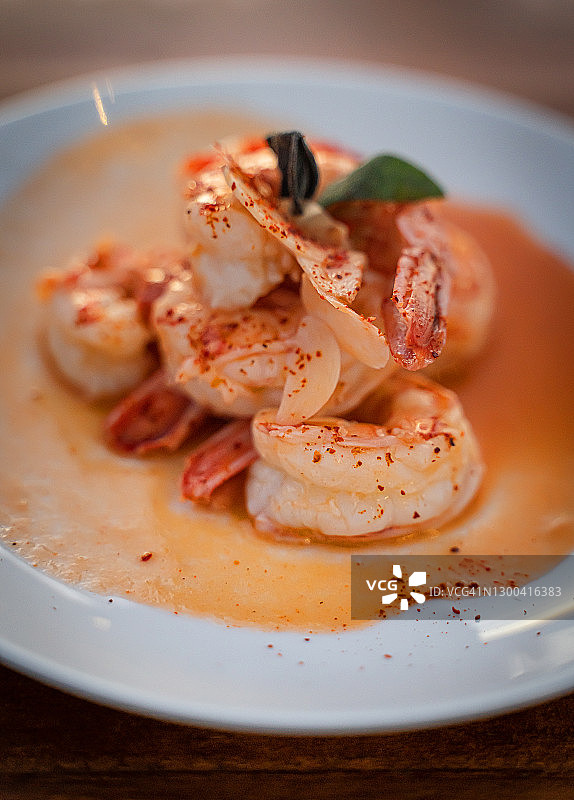 蒜香虾图片素材