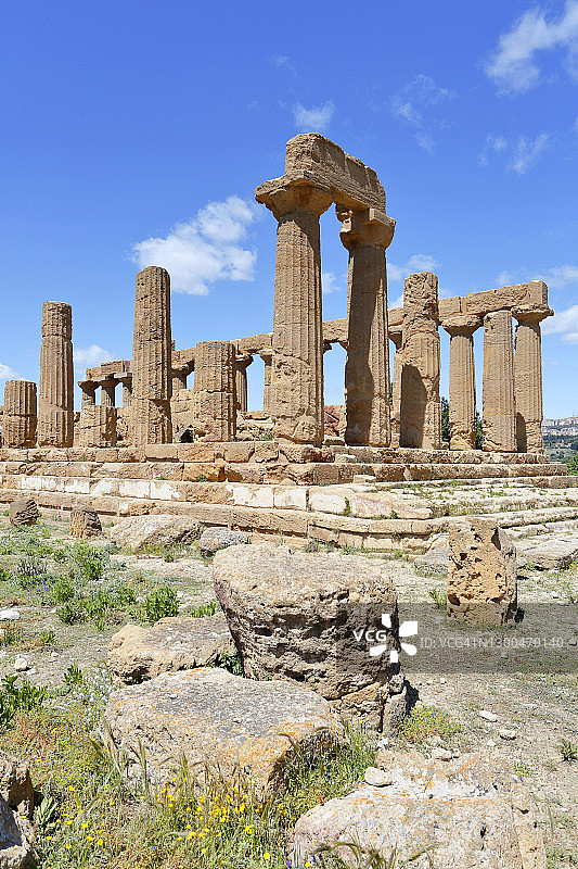 西西里岛神殿谷图片素材