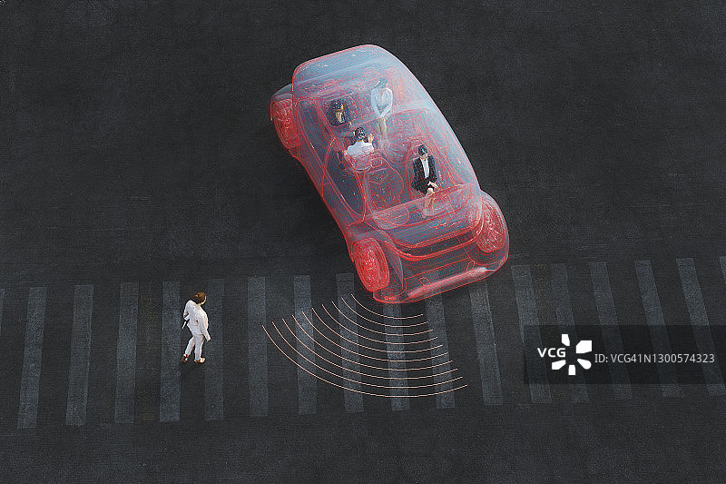 自动驾驶概念车图片素材