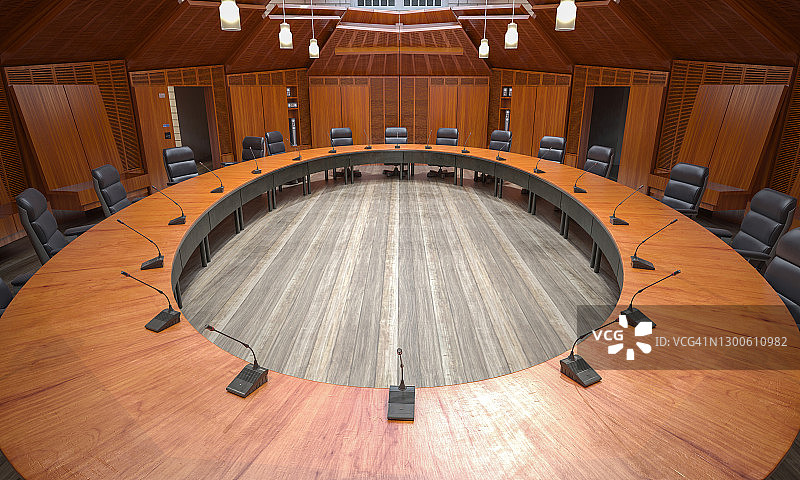 现代会议室圆桌图片素材