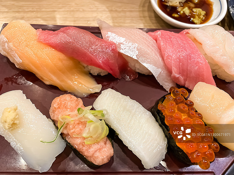 日式寿司特写图片素材