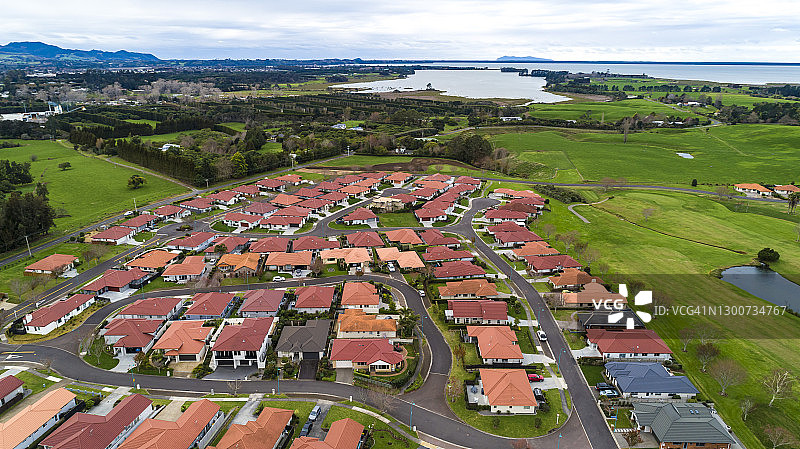 新西兰航拍景观图片素材