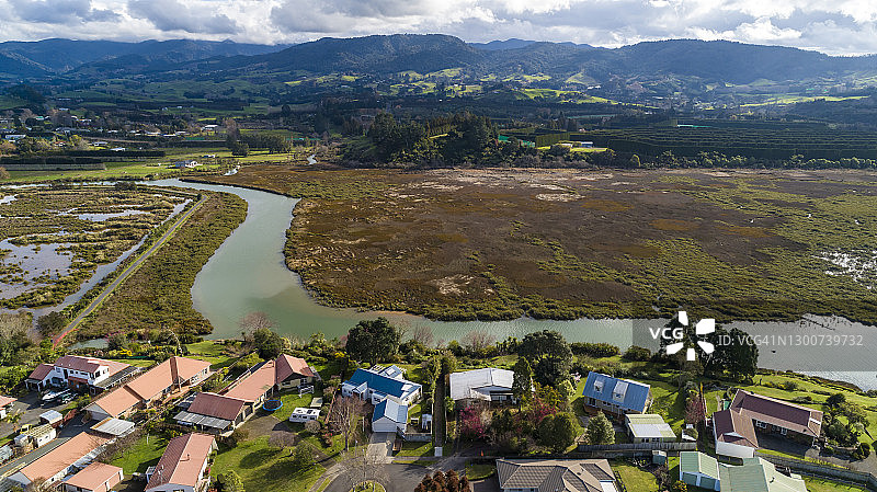 新西兰航拍景观图片素材