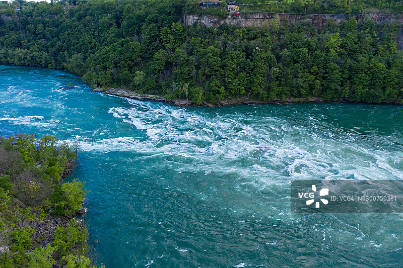 尼亚加拉河和尼亚加拉河游憩步道，安大略省，加拿大图片素材
