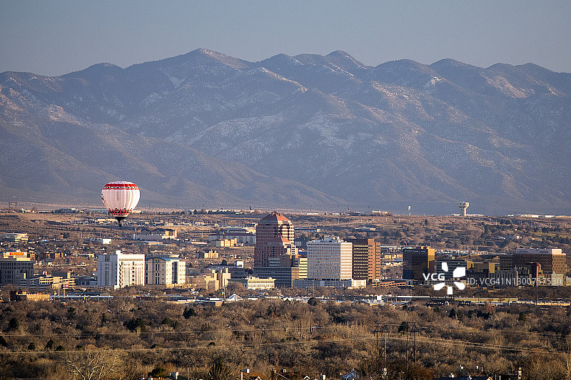 新墨西哥州阿尔伯克基热气球图片素材
