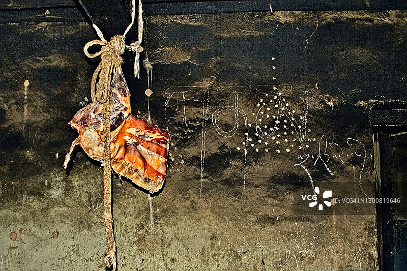 食品柜中的干牦牛肉图片素材