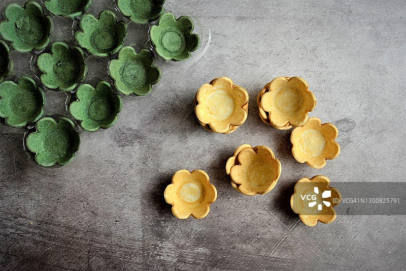 各式餐前小点和酥皮 Vol-au-vent图片素材