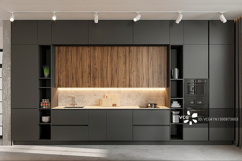 现代厨房图片素材