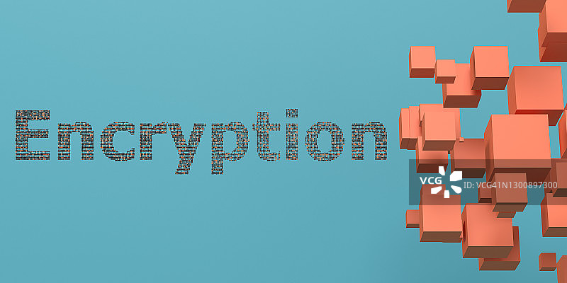 加密。抽象数字概念图片素材