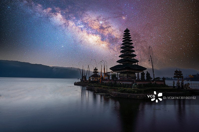 巴厘岛乌伦达努·布拉坦寺庙图片素材