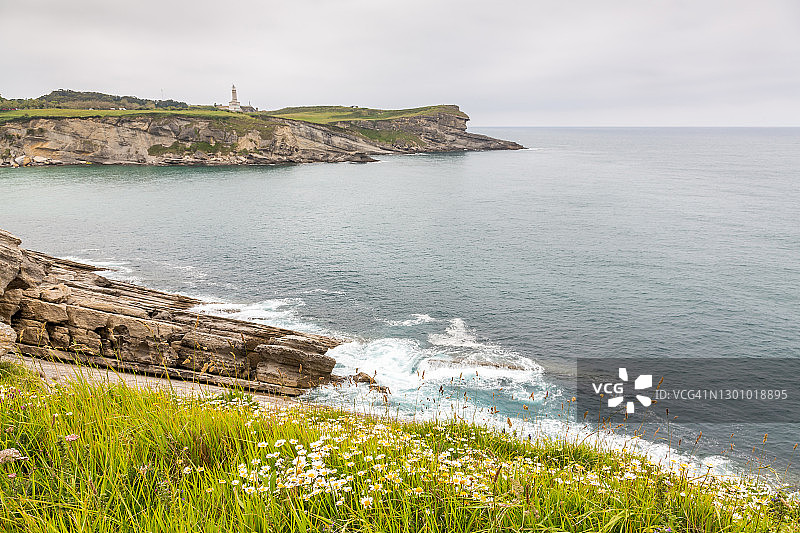 桑坦德市长角灯塔图片素材