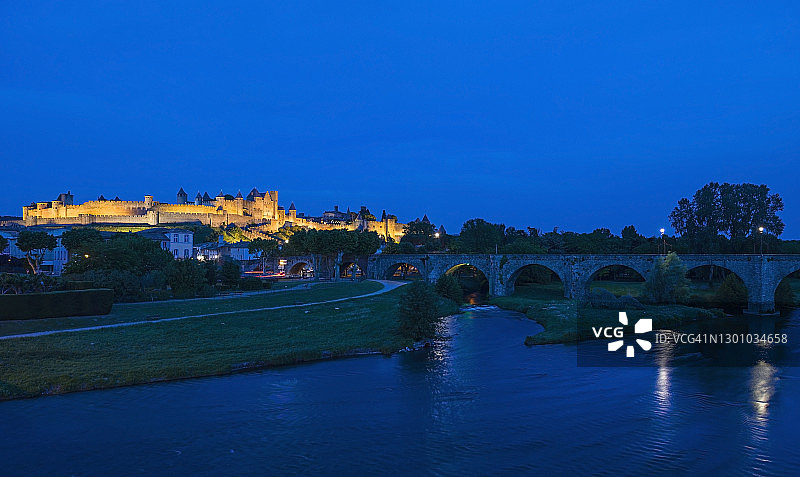 Carcassonne,法国图片素材