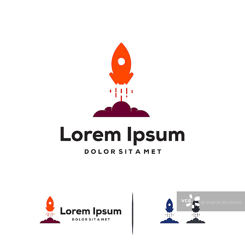 火箭设计概念，快速火箭符号，助推符号图片素材