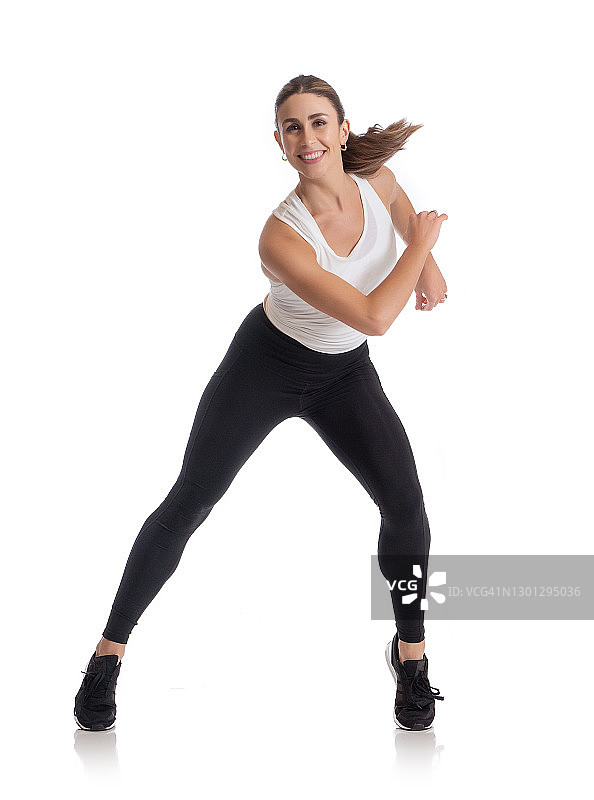 尊巴舞女教练图片素材