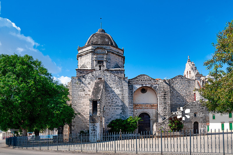 古巴哈瓦那的圣弗朗西斯科·德·保拉教堂图片素材