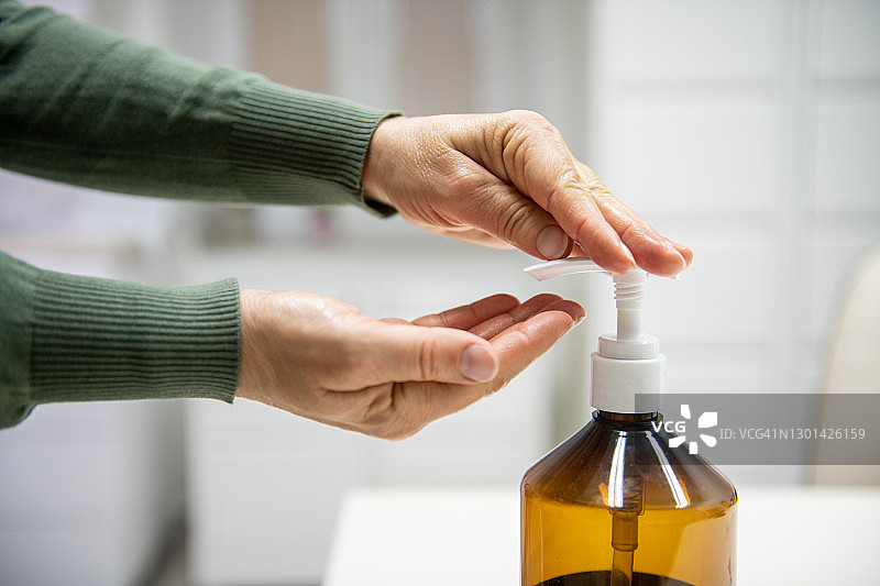 手部消毒图片素材