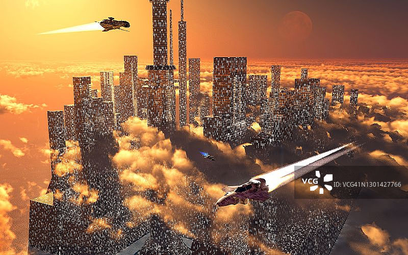 未来城市图片素材