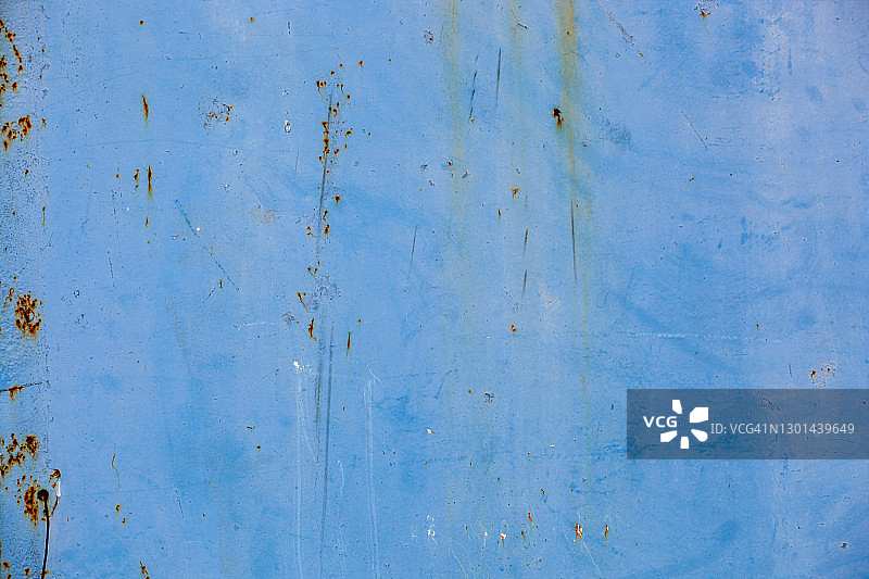 蓝色金属旧表面图片素材