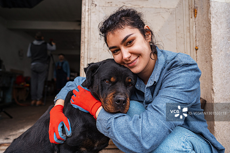 我爱我的狗图片素材