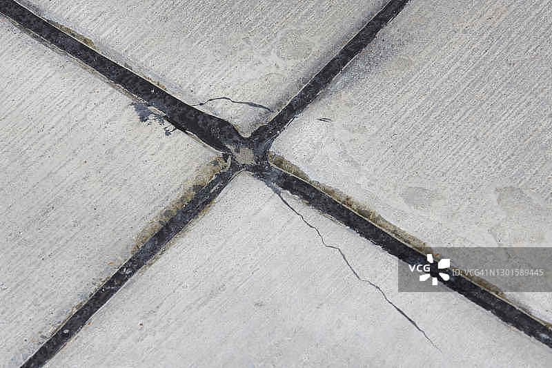 混凝土鹅卵石路口图片素材