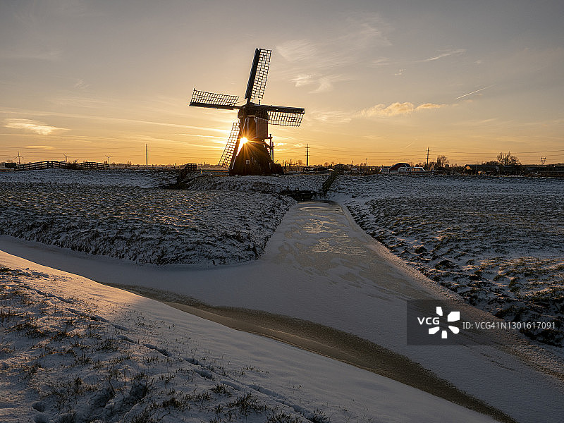 霍格马德的格罗斯莫伦风车图片素材