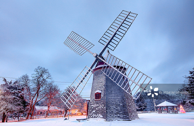 科德角伊斯特姆风车图片素材