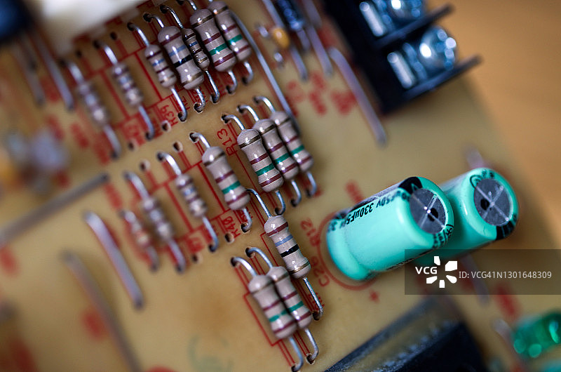 电路板特写图片素材