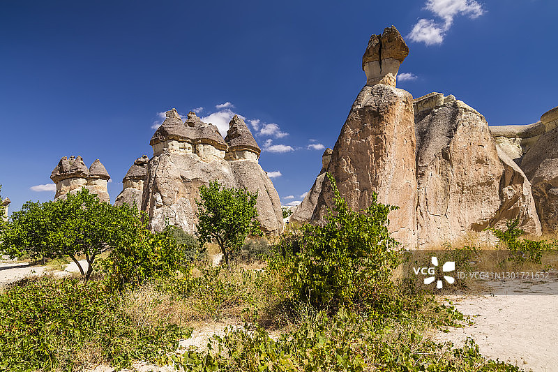 土耳其卡帕多奇亚的帕夏贝（僧侣谷）图片素材