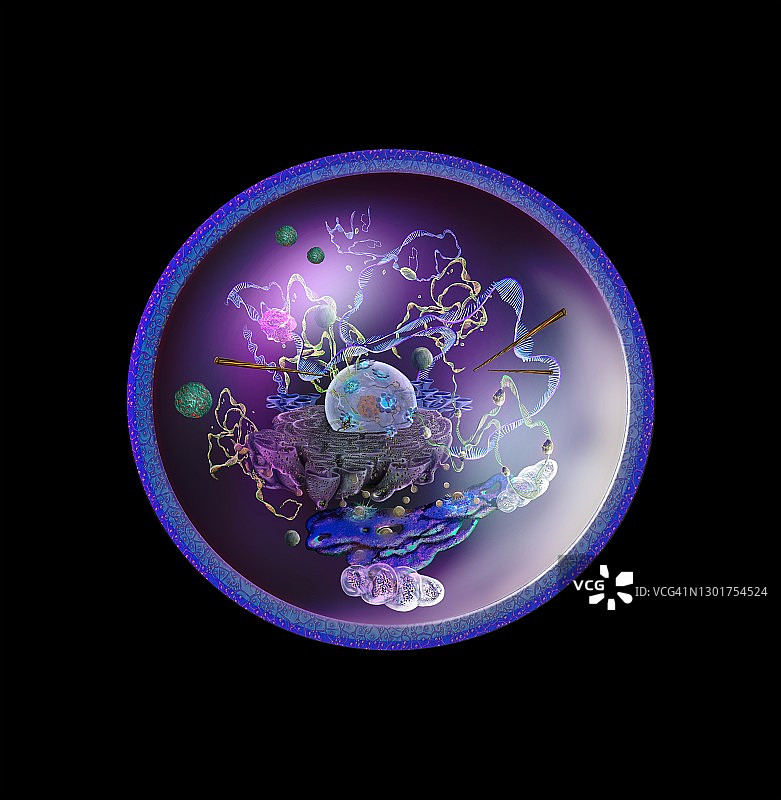 人体细胞，图示图片素材