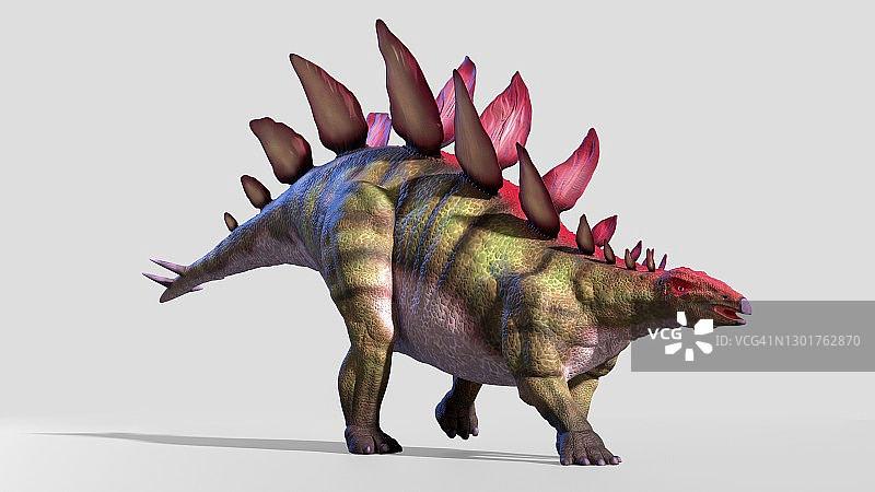 钉状剑龙艺术作品图片素材