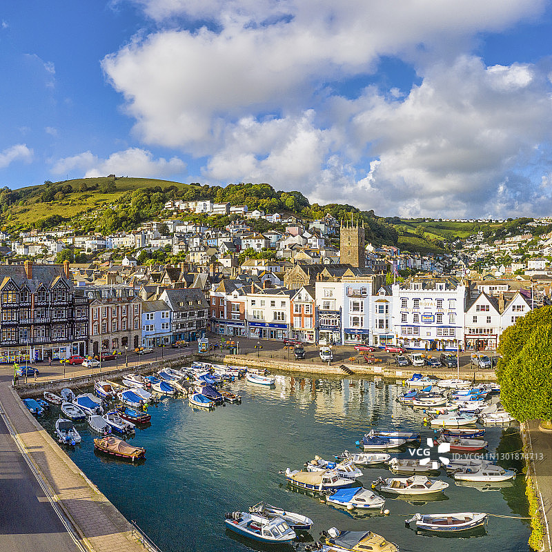 英国德文郡达特茅斯图片素材