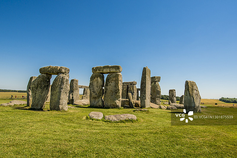 巨石阵新石器时代遗址，联合国教科文组织世界遗产，索尔兹伯里平原，英格兰图片素材