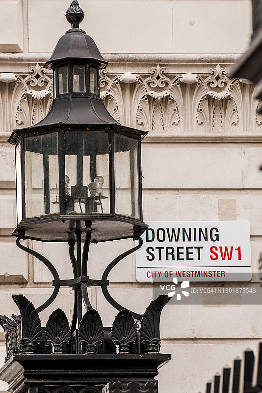 英国伦敦唐宁街标志图片素材