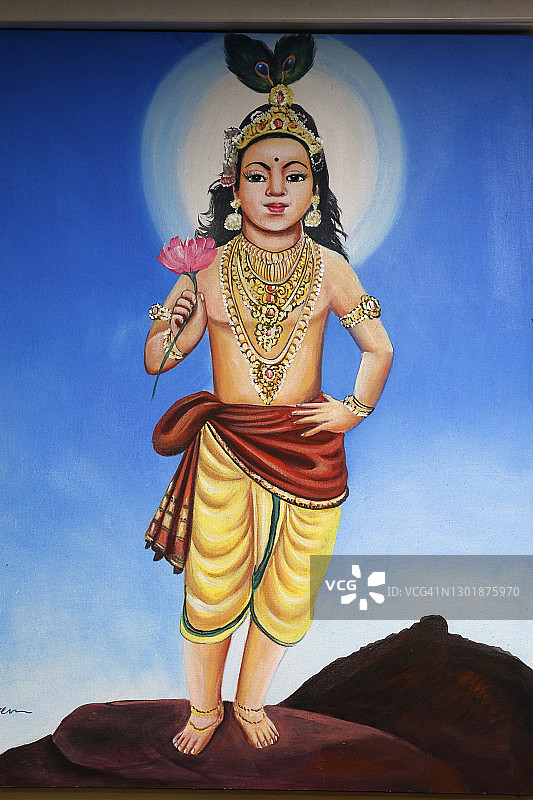 伦敦海格特山穆鲁干寺庙湿婆画图片素材