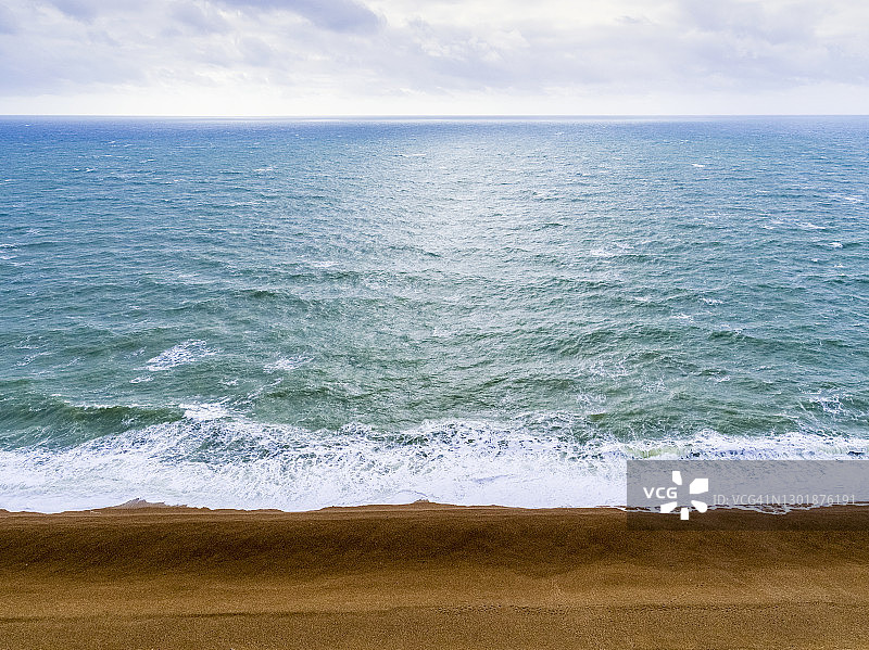 英国多塞特郡切瑟尔海滩风光图片素材
