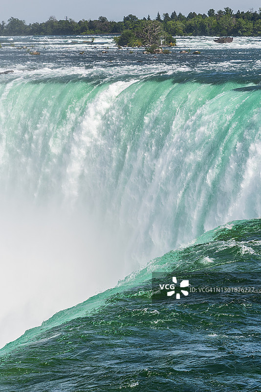 加拿大安大略省尼亚加拉瀑布的马蹄瀑布图片素材