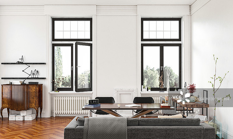 斯堪的纳维亚风格客厅图片素材