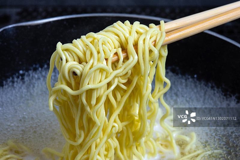 日式家常菜：长崎什锦面图片素材