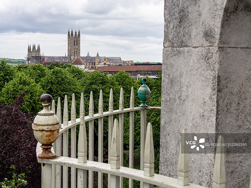坎特伯雷大教堂景观图片素材