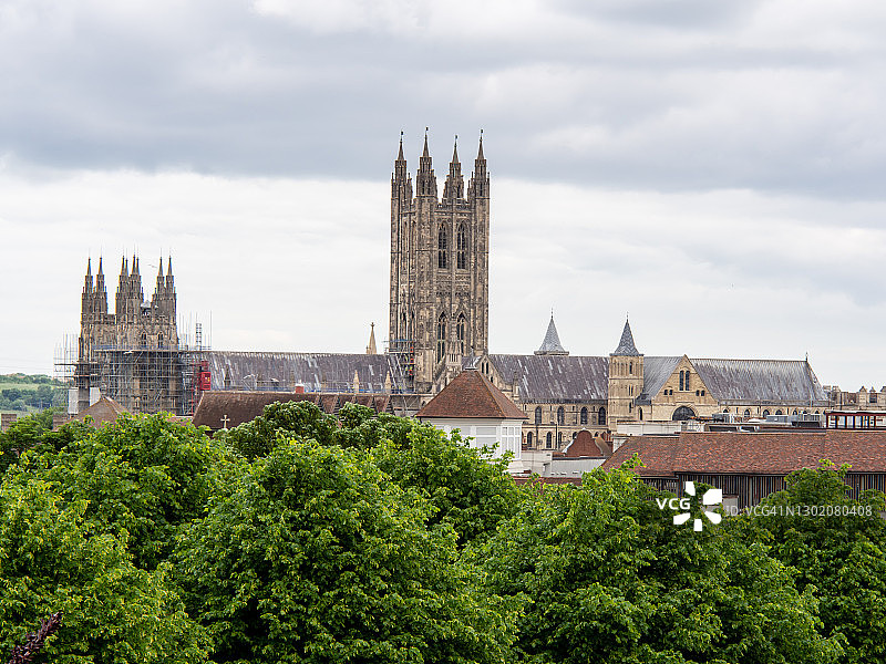 坎特伯雷大教堂景观图片素材