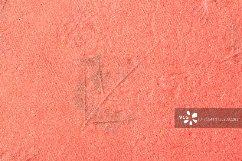 红色桑皮纸纹理背景特写图片素材