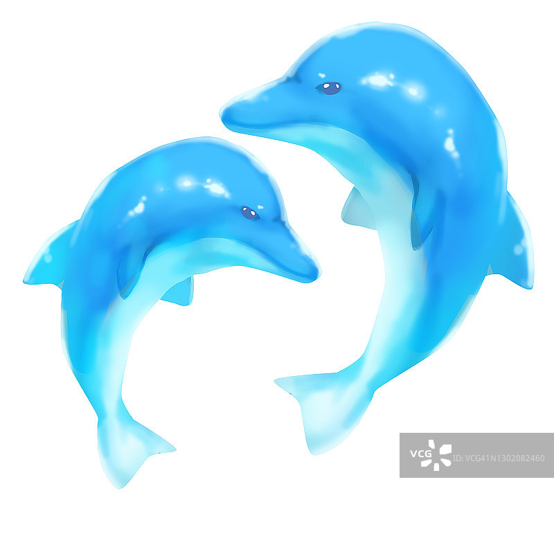 跳跃的海豚图片素材