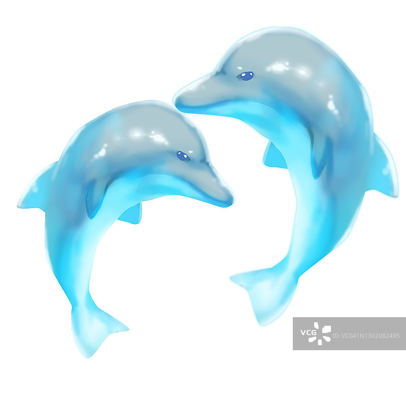 跳跃的海豚图片素材