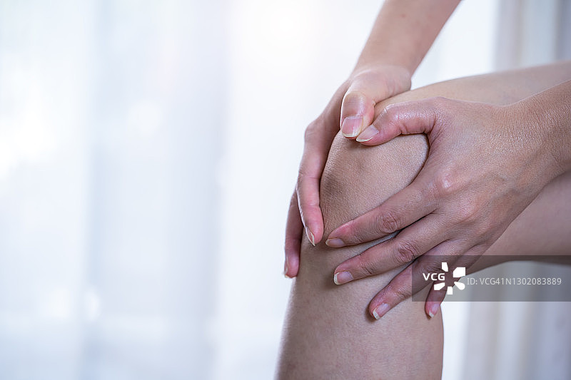 膝盖疼痛图片素材