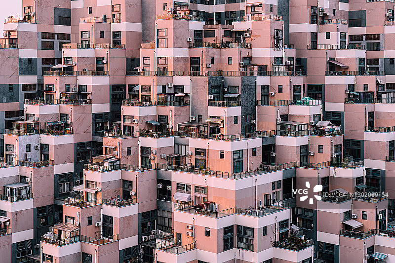 金字塔形住宅楼图片素材