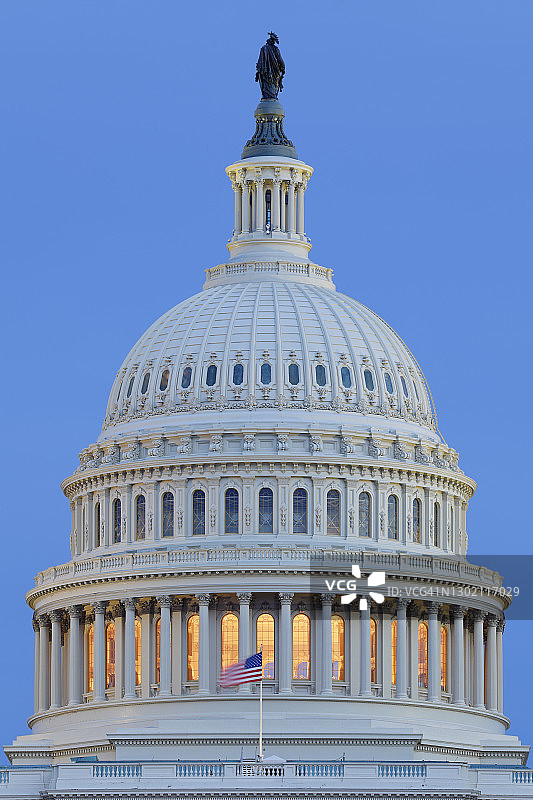 美国国会大厦穹顶 - 华盛顿图片素材