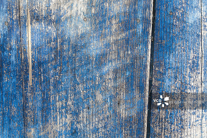 蓝色木质表面图片素材