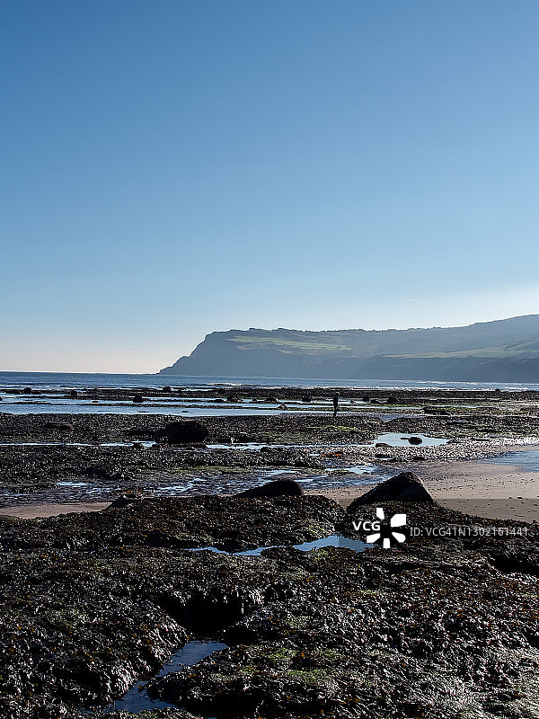 罗宾汉湾的岩石景观图片素材